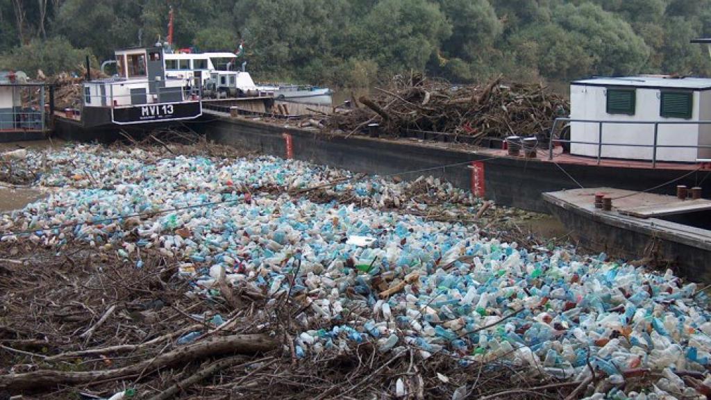 Tid(y)Up project Plastic litter accumulation in a river